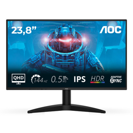 AOC B3 Q24B36X, 60,5 cm (23.8"), 2560 x 1440 Pixel, Quad HD, LED, 4 ms, Nero