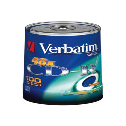 Verbatim - Scatola 100 CD-R DataLife Plus Extra Protection - 1x-52x - serigrafato - 43411 - 700MB