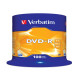 Verbatim - Scatola 100 DVD-R - serigrafato - 43549 - 4,7GB