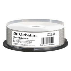 Verbatim - Scatola 25 Blu Ray BD-R - stampabile - 43749 - 50GB