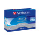 Verbatim - Scatola 5 DVD Blu Ray BD-R SL - Jewel Case - Bianco/Blu - 43748 - 50GB
