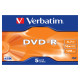 Verbatim - Scatola 5 DVD-R - Jewel case - serigrafato - 43519 - 4,7GB