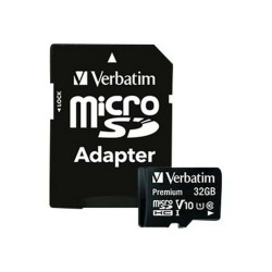 Verbatim - Scheda di memoria flash (adattatore microSDHC per SD in dotazione) - 32 GB - Class 10 - microSDHC