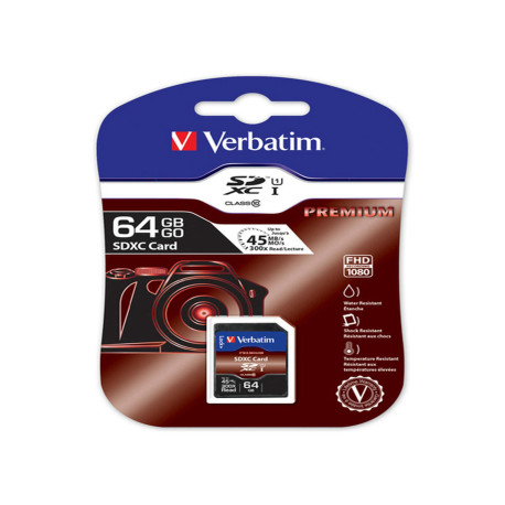 Verbatim - Scheda SDHC XC Class UH S-1 - 44024 - 64GB