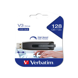 Verbatim - Usb 3.0 Superspeed Store'N'Go V3 Drive - Nero - 49175 - 128GB
