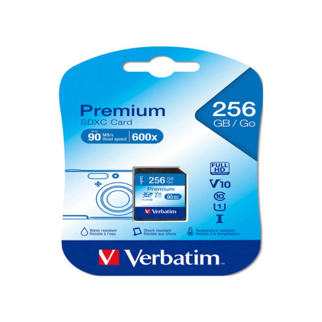 Vertbatim - Scheda SDHC Premium SDXC Class 10/UHS-1 - 44026 - 256GB