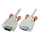 Lindy - Prolunga seriale - DB-9 (M) a DB-9 (F) - 20 m - stampato
