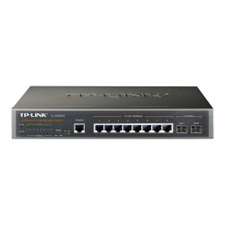 TP-Link JetStream TL-SG3210 - Switch - gestito - 8 x 10/100/1000 - desktop, montabile su rack