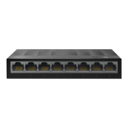 TP-Link LiteWave LS1008G - Switch - unmanaged - 8 x 10/100/1000 - desktop, montaggio a parete