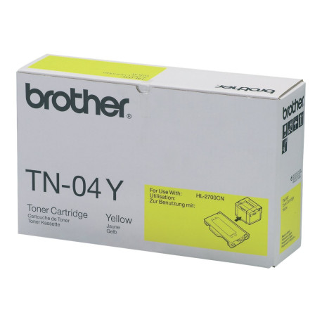 Brother TN04Y - Giallo - originale - cartuccia toner - per Brother HL-2700CN, HL-2700CNLT, MFC-9420CN, MFC-9420CNLT, MFC-9420DN