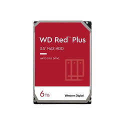 WD Red Plus WD60EFPX - HDD - 6 TB - interno - 3.5" - SATA 6Gb/s - 5400 rpm - buffer: 256 MB