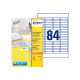 Avery - Bianco - 46 x 11.1 mm 2100 etichette (25 foglio(i) x 84) etichette