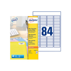 Avery - Bianco - 46 x 11.1 mm 2100 etichette (25 foglio(i) x 84) etichette