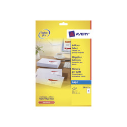 Avery - Bianco - 63.5 x 46.6 mm 450 etichette (25 foglio(i) x 18) Etichette per indirizzi