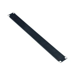 WP RACK - Pannello di riempimento - nero, RAL 9005 - 1U - 19"