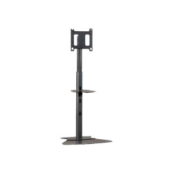 CHIEF FUSION - Supporto - telescopica - per carrello per pannello piatto - nero - supporto a pavimento