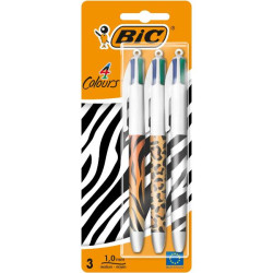 BIC 4 COLORI ANIMALIER
