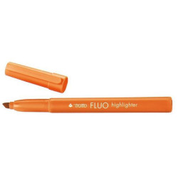 Tratto Fluo Highlighter arancio p/scalpello 5 0 mm tratto 1 0-5 0 mm inchiostro universale a base d acqua (conf.12)