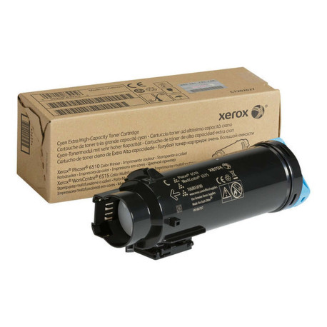 Xerox WorkCentre 6515 - capacity extra-elevata - ciano - originale - cartuccia toner - per Phaser 6510- WorkCentre 6510, 6515