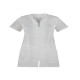 Casacca Altea - da donna - manica corta - taglia L - bianco - Giblor's