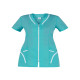 Casacca Altea - da donna - manica corta - taglia L - verde acqua - Giblor's