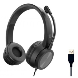 Conceptronic CUFFIA STEREO USB con Microfono Riduzione rumorosità e Controllo remoto