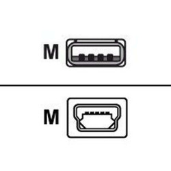Zebra - Cavo USB - USB (M) a mini-USB Type B (M) - per Zebra RW 420