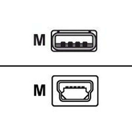 Zebra - Cavo USB - USB (M) a mini-USB Type B (M) - per Zebra RW 420