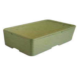 Cassa termica - in polistirolo espanso - per il trasporto alimenti - 57,8 x 37,4 x 21,1 cm - Cuki Professional