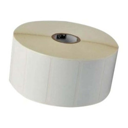 Zebra - Poliestere - adesivo permanente - rivestito - bianco - 38 x 25 mm 2580 etichette (12 rotolo(i) x 2580) Etichetta termic
