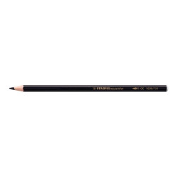 STABILO aquacolor - Matita acquerellabile - nero neutro - 2.8 mm