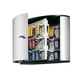 Cassetta portachiavi da parete Key Box - 30,2 x 11,8 x 28 cm - 54 posti - grigio - Durable