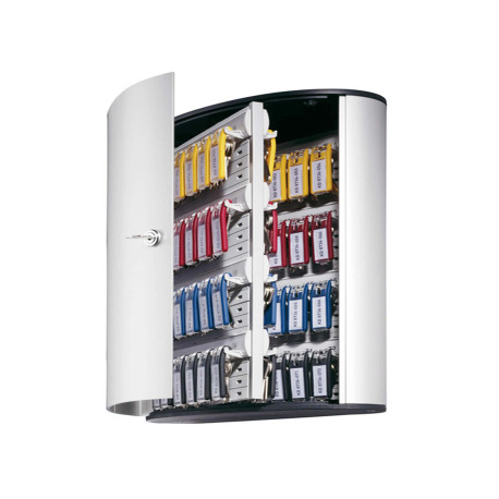 Cassetta portachiavi da parete Key Box - 30,2 x 11,8 x 40 cm - 72 posti - grigio - Durable