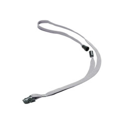 DURABLE - Laccio da collo per badge - grigio (pacchetto di 10) - per P/N: 568002, 8149-19, 8157-19, 8603-19, 8610-19, 8612-19, 