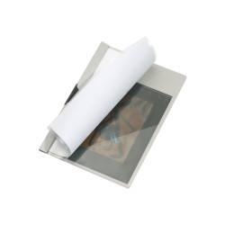 DURABLE CORNERFIX - Tasca per angolo autoadesiva - trasparente (pacchetto di 100)