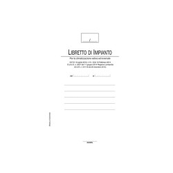 Buffetti - Libretto di impianto - 48 pagine - A4