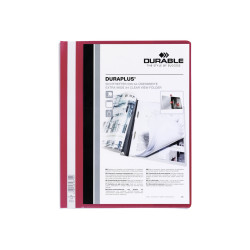 DURABLE DURAPLUS - Cartellina per report - per A4 - rosso