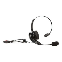 Zebra HS2100 - Cuffie con microfono - on-ear - cablato - per Zebra RS6000, TC52AX, TC70, TC72, WT6000 Wearable Computer