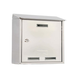 Cassetta postale Elios Steel - 35 x 45 x 15 cm - acciaio inox - Metalplus