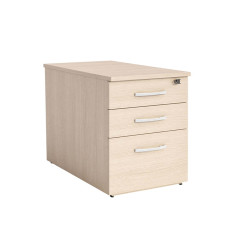 Cassettiera Agorà Direction - 3 cassetti - alta - 44 x 80 x 73 cm - rovere