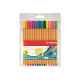 STABILO point 88 - Penna a punta sottile - colori assortiti - 0.4 mm - fine (pacchetto di 15)