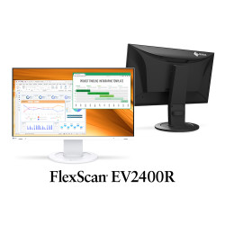 EIZO FlexScan EV2400R-WT, 60,5 cm (23.8"), 1920 x 1080 Pixel, Full HD, LCD, 5 ms, Bianco