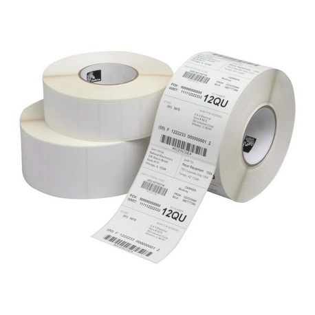 Zebra Z-Perform 1000T - Opaca - adesivo acrilico permanente - bianco - 76.2 x 127 mm 6912 etichette (6 rotolo(i) x 1152) Carta 
