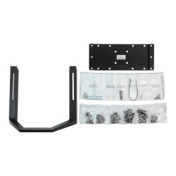 Ergotron - Componente di montaggio (impugnatura, piastra di interfaccia) - per display LCD - nero - dimensione schermo: fino a 