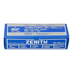 Zenith 130/LL - Punti metallici - 6/4 - Alluminio - pacco da 10000 - per ZENITH 590