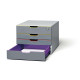 Cassettiera Varicolor Safe - 28 x 29,2 x 35,6 cm - 4 cassetti - con serratura - Durable