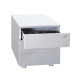 Cassettiere in metallo - 3 cassetti - 40 x 59 x 54 cm - grigio - Bertesi