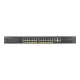 Zyxel GS2220-28HP - Switch - gestito - 24 x 10/100/1000 (PoE+) + 4 x combo Gigabit SFP - montabile su rack - PoE+ (375 W)