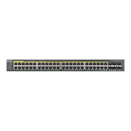 Zyxel GS2220-50HP - Switch - gestito - 44 x 10/100/1000 (PoE+) + 4 x combo Gigabit SFP + 2 x Gigabit SFP - montabile su rack - 