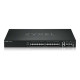 Zyxel XGS2220 Series XGS2220-30F - Switch - L3 access, NebulaFLEX Cloud - gestito - 24 x 100/1000 Base-X + 6 x 10 Gigabit (upli